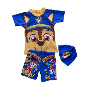 Maillot <span class=keywords><strong>de</strong></span> <span class=keywords><strong>bain</strong></span> deux pièces pour enfants, motif pingouin, pour garçons moyens/grands, manches courtes, protection solaire, séchage rapide, maillot <span class=keywords><strong>de</strong></span> <span class=keywords><strong>bain</strong></span> - Product Image 1