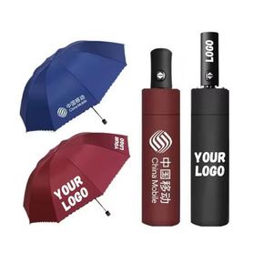 Regalos Empresariales Promocionales, Paraguas Corporativos de Primera Calidad con Protección UV y Logotipo Personalizado Impreso - Product Image 1