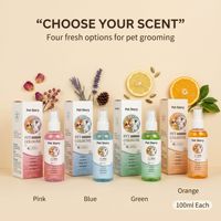 Parfum pour chat et chien, fabricant OEM, extrait de plantes naturelles, spray désodorisant, logo personnalisé, faible MOQ, échantillonnage rapide
