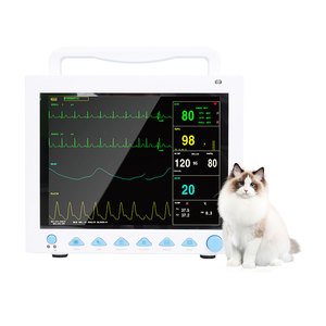 เครื่องตรวจวัดสัญญาณชีพสัตว์เลี้ยงแบบพกพา CONTEC CMS8000 หน้าจอสี TFT ขนาด 12.1 นิ้ว พร้อมวัดค่า EtCO2 - Product Image 2