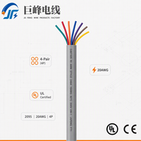 Fil standard UL2095 20AWG 4P 4 paires Câble flexible certifié UL