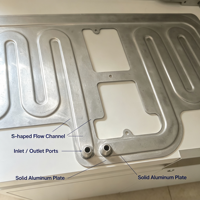 Plaque froide liquide en aluminium brasé sous vide légère pour pack de batteries de véhicules électriques – Solution thermique personnalisée pour le refroidissement par eau