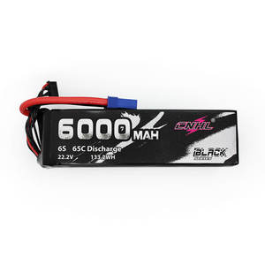 Batteria nera di lipo di serie 6000mah 22.2v 6s 65c di cnhl con la spina ec5 - Product Image 5