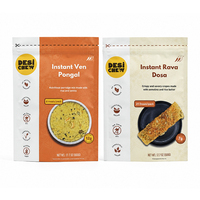 Sachets refermables personnalisés avec impression sur le dessous, en matériau de qualité alimentaire, sacs à fond plat avec fermeture éclair pour aliments instantanés, sacs Mylar