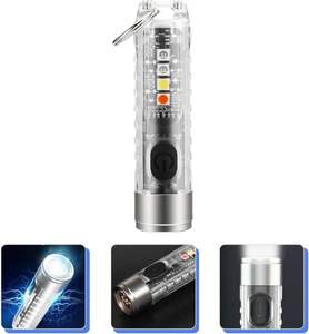 Lampe torche LED 30W XHP50 Type-c USB Rechargeable par énergie solaire Haute luminosité 1200M 1000 lumens Batterie intégrée 7 modes Lampe torche pour le camping - Product Image 4