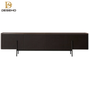 Meuble TV en bois massif de style italien moderne, luxe léger, mobilier de salon haut de gamme pour téléviseurs de 60 à 64 pouces - Product Image 6