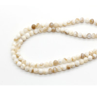 Perles de coquillage naturelles en nacre en vrac pour la fabrication de bijoux, 6mm, 8mm, 10mm, vente en gros 2026