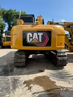 Excavatrice sur chenilles Caterpillar 312D/315D d'occasion, 12 tonnes, modèle 2018, moteur, pompe PLC, roulements, chenilles en caoutchouc, travaux de terrassement, construction