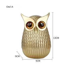 เครื่องประดับนกฮูกเรซิ่นสุดสร้างสรรค์แบบนอร์ดิกที่ทันสมัยงานฝีมื<span class=keywords><strong>อร</strong></span>ูปสัตว์ทำจากเรซิ่นน่ารักสำหรับตู้วางทีวีชั้นวางหนังสือห้องนั่งเล่นของตกแต่งบ้าน - Product Image 3