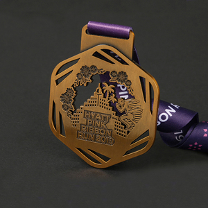 Medaglie Personalizzate 3D in Bronzo per Massoneria, Cheerleading, Jiu Jitsu Brasiliano, Tiro con l'Arco, Kickboxing, Badminton, Laureati, Medaglie d'Argento Grezze - Product Image 6