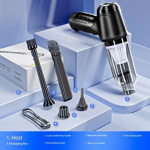 Aspiradora Inalámbrica Portátil para Auto, 9000PA de Succión, Mini Aspiradora de Mano de Alta Potencia para el Hogar - Product Image 6