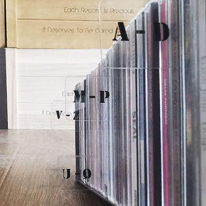 Acrylic LP <b>Vinyl</b> Record Classification Card 6 Piece Horizontal Vertical Quick Classification Label Durable Record Organizer - Product Image 4
