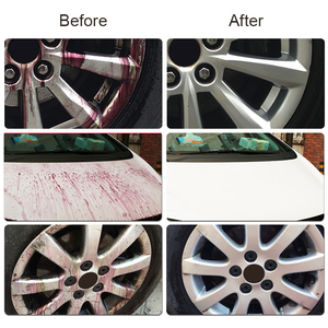 HGKJ <span class=keywords><strong>Peinture</strong></span> de <span class=keywords><strong>voiture</strong></span> et particules de fer de roue Poudre antirouille et dépoussiéreur Auto Jante Métal Spray de nettoyage multi-usages - Product Image 6