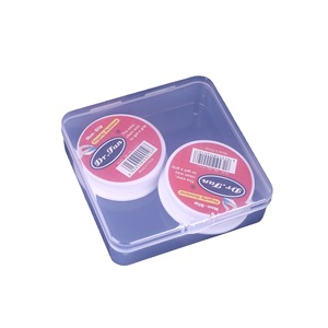<b>Plastic</b> Storage Box Rectangle Clear Flip Top Desktop Organizer For Small Items Packaging And Storage - Product Image 4
