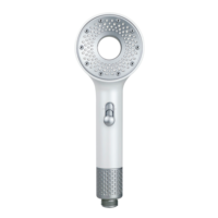 Pommeau de Douche Filtrant 2026 de Luxe Blanc Argenté avec Filtre ACF et Vitamine C pour Soin de la Peau