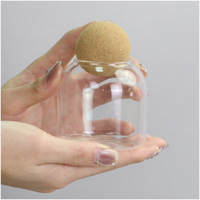 Bocaux à bougies en verre à double paroi en borosilicate de haute qualité, transparents avec couvercle, pour bougies de massage, vente en gros
