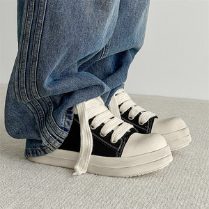 Zapatos de Lona Casuales de Diseño Desgastado para Hombre, Estilo 2026, Novedad, con Punta Ancha, Feos-Modernos y Únicos, Zapatos de Skate a la Moda - Product Image 3