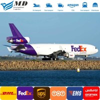 Envío aéreo rápido DHL FEDEX UPS freight forwarder enviar mercancías desde China a su puerta entrega