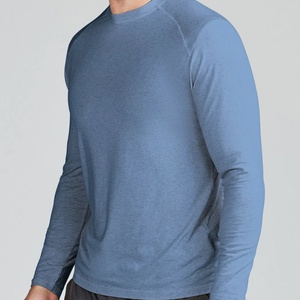 Camiseta Raglán de Manga Larga de Algodón y Elastano de Alta Calidad, Cuello Redondo, Corte Ajustado, Antiarrugas, Secado Rápido, Transpirable, 180g, con Logotipo Personalizado - Product Image 6