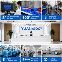 Escáner de Códigos de Barras 2D Android YUANAIDC, Módulo de Código QR 1D, Escáner PDF417 Integrado para Gestión de Almacenes Industriales