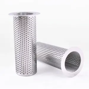 304 316 316L Stainless Steel Perforated Stainless Steel Cylinder /perforated Filter Tube / Basket