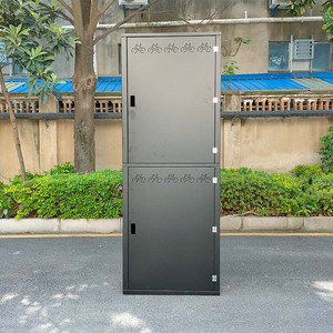Casiers <span class=keywords><strong>pour</strong></span> motocyclettes Boîte de rangement de <span class=keywords><strong>garage</strong></span> Boîte en métal <span class=keywords><strong>pour</strong></span> vélo Mini moto <span class=keywords><strong>pour</strong></span> vélo Abri de <span class=keywords><strong>jardin</strong></span> Armoire <span class=keywords><strong>pour</strong></span> vélos en acier - Product Image 6