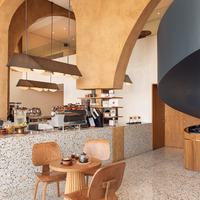 Café Bar de décoration personnalisé en bois simple moderne pour café Boutique Présentoir de comptoir pour café Présentation et pâtisserie