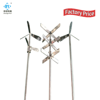 Agitateur Anchor Paddle Type PTFE Agitateur avec composant moteur pour lame d'agitation de réacteur chimique efficace