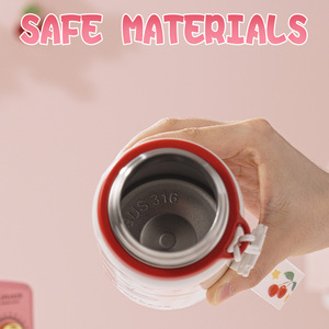 Công Suất Lớn 620Ml 316 Thép Không Gỉ Cách Nhiệt Bình Chân Không Nhỏ Nắp Trà Với Phim Hoạt Hình Dây Đeo Di Động Cho Quà Tặng Doanh Nghiệp - Product Image 2
