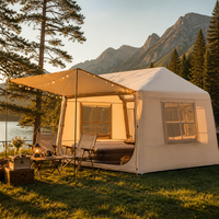 Tente gonflable à gonflage rapide, installation facile, tente pneumatique portable, imperméable, protection UV, grande tente de camping familiale