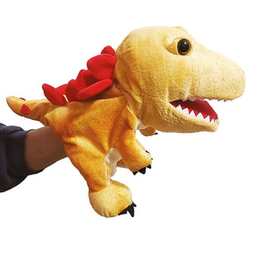 7932 réaliste peluche peluche dinosaure marionnettes à main pour enfant contes semblant jouer jouets doux bébé dinosaure marionnette - Product Image 2