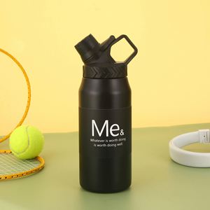 Gobelet isotherme en acier inoxydable 304, 750 ml, 950 ml, bouteille thermique à double paroi sous vide pour les sports de plein air - Product Image 5