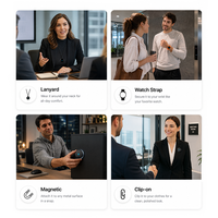 Hbnkh Enregistreur vocal portable professionnel intelligent avec assistant IA, dictaphone à distance, traduction ChatGPT pour réunions