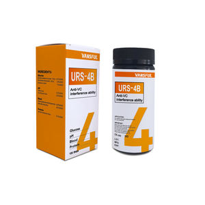 Bandelettes <span class=keywords><strong>de</strong></span> test urinaire 4 en 1 - Capacité anti-interférence VC - Marque HongYi certifiée CE/ISO 13485 - Durée <span class=keywords><strong>de</strong></span> conservation <span class=keywords><strong>de</strong></span> 2 ans pour une détection rapide - Product Image 1