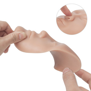 Piel de Práctica de Silicona para PMU, Rostro Realista para Prácticas de Maquillaje, Tabla de Práctica Reutilizable, Modelo de Entrenamiento para Artistas de Microblading y Salones - Product Image 5