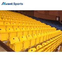 Sièges de stade relevables Avant Sport en HDPE pour stades de football, gradins en béton, système de sièges fixes pour stades de football