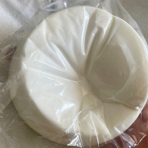 Juguete DIY de 5 pulgadas, modelo de pan de bizcocho vascuero de esponja suave y blandita, con forma redonda lenta, color verde Matcha, para decoración de escritorio - Product Image 2