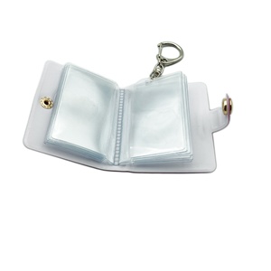 Portafotos de PVC Personalizado, Mini Álbum para Tarjetas Fotográficas, Llavero, Estuche para Tarjetas de Vinilo, Bonito Libro de Almacenamiento de Fotos Instantáneas para Tarjetas de Ídolos - Product Image 1