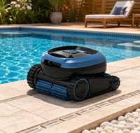 Robot Vacuum Pembersih Kolam Renang Otomatis Pintar Tanpa Kabel Berkualitas Tinggi Ramah Lingkungan untuk Pembersihan Kolam Renang