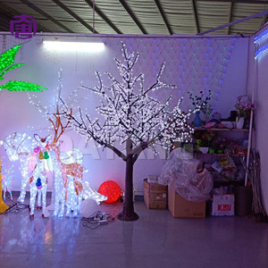 Exquisita Lámpara LED con Forma de Árbol de Flores de Cerezo, con Hermosas Flores, para Decoración de Resorts, Plazas, Centros Comerciales, Calles y Festivales, en Venta - Product Image 5