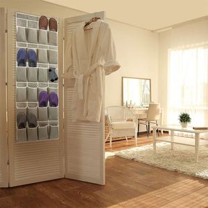 Large Over the Door <b>Shoe</b> Organizer 24-Pocket Foldable Fabric <b>Storage</b> Bag Hanging <b>Shoe</b> <b>Storage</b> Solution - Product Image 3