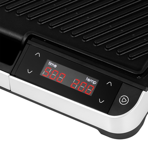 <span class=keywords><strong>Grill</strong></span> de contact électrique à écran tactile en acier inoxydable avec plaques de cuisson amovibles, affichage numérique LED, pour paninis et toasts - Product Image 4