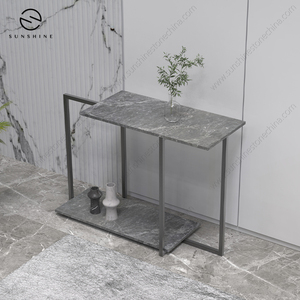 Hiện đại phong cách Bắc Âu mỏng giao diện điều khiển Bảng với ẩn lưu trữ cổ điển cổ gỗ thiết kế cho nhập cảnh biệt thự phòng khách sạn sử dụng - Product Image 1