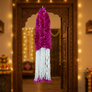 Artificial <b>Flower</b> Factory Modern Artificial <b>Flower</b> <b>Garland</b> Plastic Edges Indoor Hanging Decoration Wholesale-Model - Product Image 2