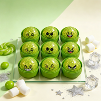 Jouets anti-stress The Green Monster Crunchy Squishy, jouets à presser doux et mignons, mini-jouets fantaisie, lot de 5 à 7 ans, unisexe