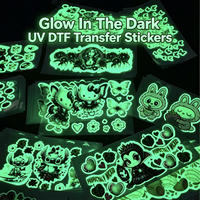Más de 400000 Diseños, Envolturas para Vasos de 16 oz con Diseño de Dibujos Animados, Holográficas, UV, DTF, Material PET Impermeable, Pegatinas 3D con Barnizado UV