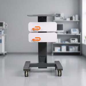 Chariot de beauté laser à quatre roues en métal, mobile, durable, personnalisable OEM pour salon et spa - Product Image 1