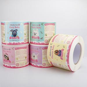 Étiquettes personnalisées pour déodorants pour animaux de compagnie, autocollants imperméables pour bouteilles de soins canins, impression d'étiquettes de pulvérisation, fabricant d'étiquettes adhésives en rouleau avec logo - Product Image 2