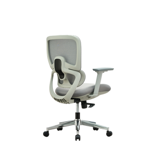 Silla de Oficina de Malla con Marco Gris, Altura Ajustable, al Mejor Precio, Silla de Personal Negra con Diseño Moderno y Función de Inclinación - Product Image 5