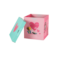 Boîte cadeau rigide personnalisée avec impression couleur Emballage de luxe pour cosmétiques, ensembles de soins de beauté et personnels